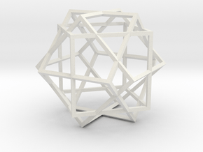 3 Cube Compound in Basic Nylon Plastic