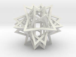 Tetrahedron 8 Compound, large in Basic Nylon Plastic