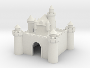 Castle - Ceramic - Z scale in Basic Nylon Plastic