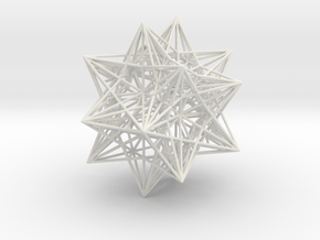 Icosahedron Stellation 3 in Basic Nylon Plastic