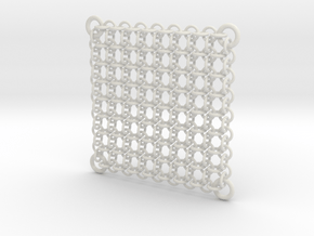 Chain Maille Wall Panel in Basic Nylon Plastic