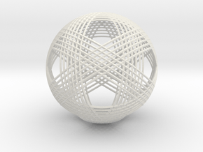 Woven Sphere 2 in Basic Nylon Plastic