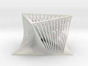 3D Strings Model 6 in Basic Nylon Plastic