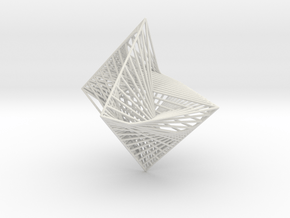 String Art -Octahedron in Basic Nylon Plastic