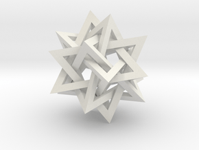 Tetrahedron 5 Compound, colored in Basic Nylon Plastic