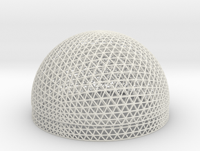 Geodesic Sphere, 2 hemispheres in Basic Nylon Plastic