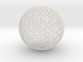 Goldberg Sphere in Basic Nylon Plastic