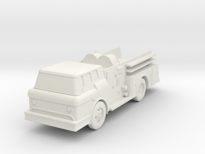 Fire Truck II - HOscale in Basic Nylon Plastic