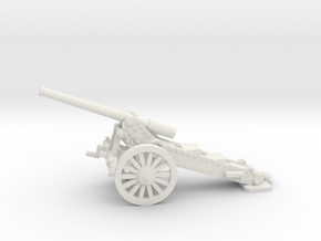 1/100, 1877 de Bange 155mm cannon (low detail) in Basic Nylon Plastic