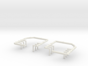 Shuttle MLP Piping 1:144 in Basic Nylon Plastic