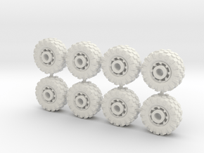 15mm diameter buggy/UTV wheels (8) in Basic Nylon Plastic