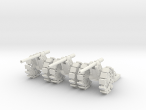 1/160 De Bange 155mm cannon with shoes in Basic Nylon Plastic