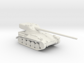 ARVN AMX-13 light tank white plastic 1:160 scale in Basic Nylon Plastic
