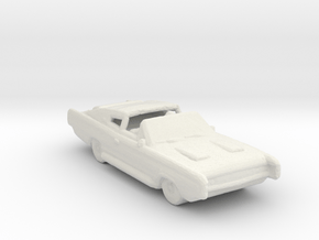 1967 Dodge Charger Thunder Charger 1:160 scale whi in Basic Nylon Plastic