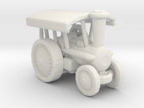 1886 Steam Tractor 1:160 scale White only in Basic Nylon Plastic
