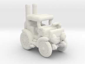 1800's Steam Carriage 1:160 Scale white only in Basic Nylon Plastic