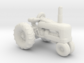 1935 J.D. Model B tractor 1:160 scale white only in Basic Nylon Plastic