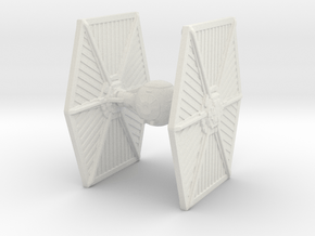 Imperial TIE fighter / high detail in Basic Nylon Plastic
