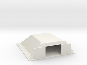 1/700 Small Concrete Hanger in Basic Nylon Plastic