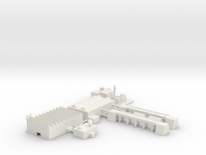1" Buildings Set 2 - Industrial in Basic Nylon Plastic