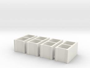 cinder blocks 1/18 x4 in Basic Nylon Plastic