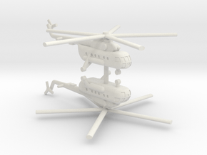 1/350 Mil Mi-17 Hip (x2) in Basic Nylon Plastic