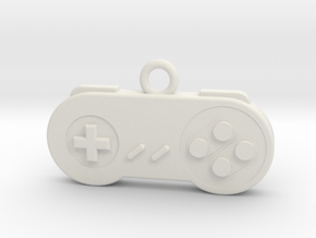Super Nintendo Controller Pendant all materials ga in Basic Nylon Plastic