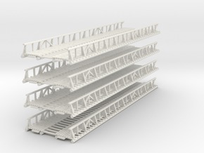 1-160 X4 Units Bridge River Kwai Platforms in Basic Nylon Plastic