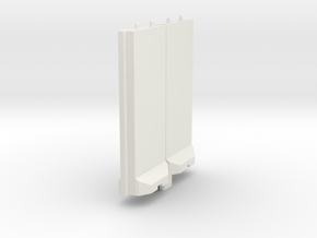1-87 Concrete T-Wall Section Set in Basic Nylon Plastic