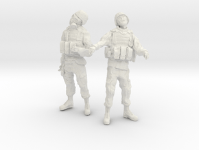 1-24 Military Zombie Set 3 in Basic Nylon Plastic