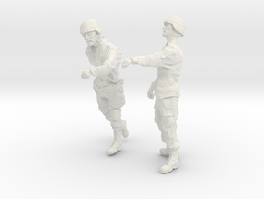 1-24 Military Zombie Set 2 in Basic Nylon Plastic