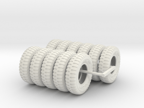 1-24 900x20 M35 Tires Set3 in Basic Nylon Plastic