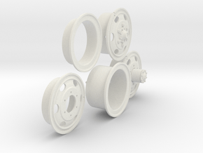 1/6 900x20 M35 Wheels Sample Set06 in Basic Nylon Plastic
