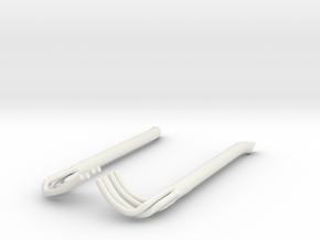 1/8 Racing Side Pipes in Basic Nylon Plastic