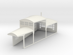 z-160-roundhouse-15-deg-left-side-section-1 in Basic Nylon Plastic
