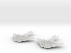 Cardassian Ghemor Class 1/30000 x2 in Clear Ultra Fine Detail Plastic