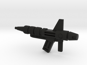 Fangry Gun in Black Smooth Versatile Plastic