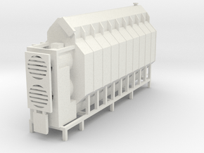 'N Scale' - Grain Dryer in White Natural Versatile Plastic