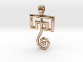 Viking symbolism in 9K Rose Gold 