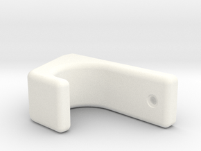 Super Strong Wall Hook in White Smooth Versatile Plastic