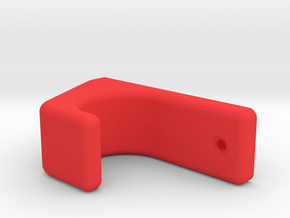 Super Strong Wall Hook in Red Smooth Versatile Plastic