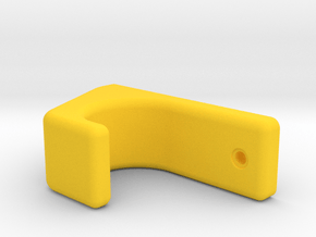 Super Strong Wall Hook in Yellow Smooth Versatile Plastic