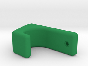 Super Strong Wall Hook in Green Smooth Versatile Plastic