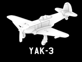 Yak-3 in White Natural Versatile Plastic: 1:220 - Z