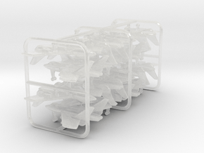 Vought F7U Cutlass in Clear Ultra Fine Detail Plastic: 1:700