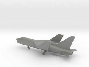 Vought F-8 Crusader (folded wings) in Gray PA12: 1:144