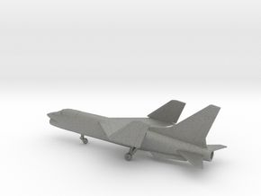 Vought F-8 Crusader (folded wings) in Gray PA12: 1:160 - N