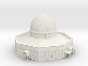 Al-Aqsa Mosque Dome of Rock masjid  in White Natural Versatile Plastic