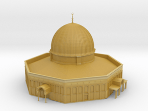 Al-Aqsa Mosque Dome of Rock masjid  in Tan Fine Detail Plastic