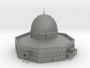 Al-Aqsa Mosque Dome of Rock masjid -SMALL in Gray PA12